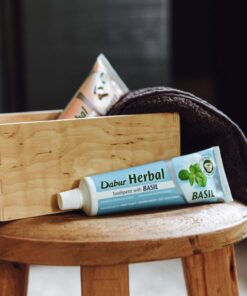 dabur herbal toothpaste – basil – 100ml