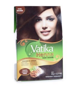 dabur vatika henna hair colour dark brown – 60g