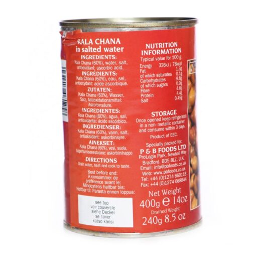 heera canned kala chana – 400g