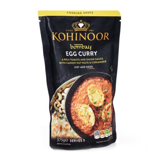 kohinoor bombay egg curry sauce – 375g