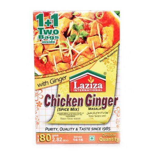 laziza chicken ginger masala – 80g