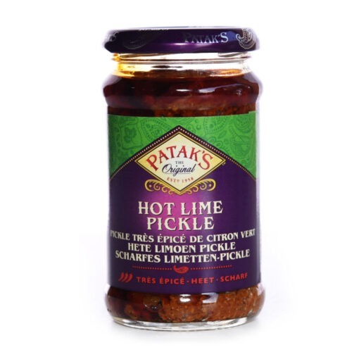 pataks lime pickle hot – 283g
