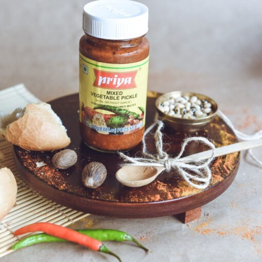 priya foods mixed veg pickle – 300g
