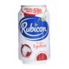 rubicon lychee sparkling can – 330ml