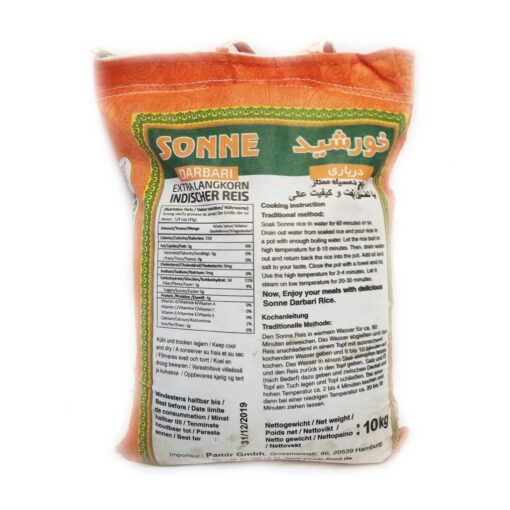 sonne kurshid darbari rice – 10kg