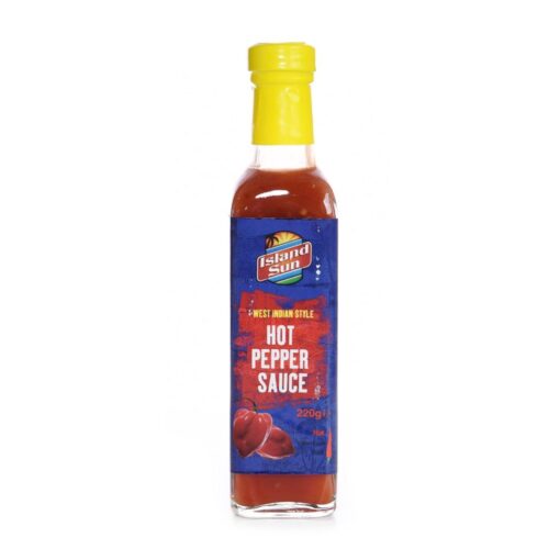 island sun hot pepper sauce  – 220g